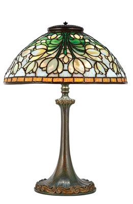 Lot 476 - Tiffany Studios Parcel Gilt and Green...