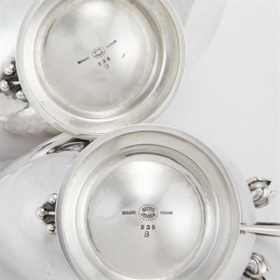 Lot 223 - Georg Jensen Sterling Silver Cream Jug and...