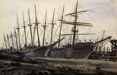 Lot 69 - Reginald Marsh American, 1898-1954 Four Masted...