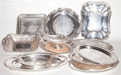 Lot 542 - Group of Silver Plated Table Articles...