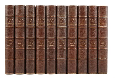 Lot 438 - IRVING, WASHINGTON Life of George Washington....