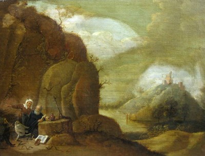 Lot 47 - Flemish School 17th Century The Temptation of...