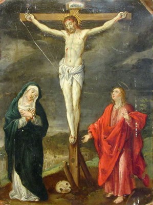 Lot 48 - After Sir Anthony van Dyck The Crucifixion Oil...