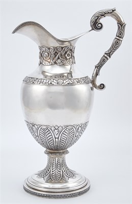 Lot 231 - American Coin Silver Water Pitcher Thomas...