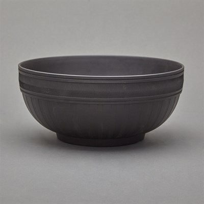 Lot 316 - Wedgwood Black Basalt Center Bowl With...