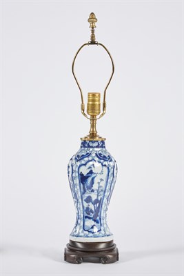 Lot 402 - Chinese Export Blue and White Porcelain Vase...