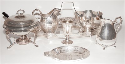 Lot 541 - Group of Seven Silver Plated Table Articles...