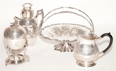 Lot 540 - Group of Four Silver Plated Table Articles...