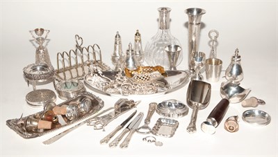 Lot 552 - Miscellaneous Group of Sterling Silver and...
