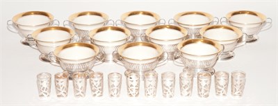 Lot 476 - Set of Twelve Wallace Sterling Silver Bouillon...