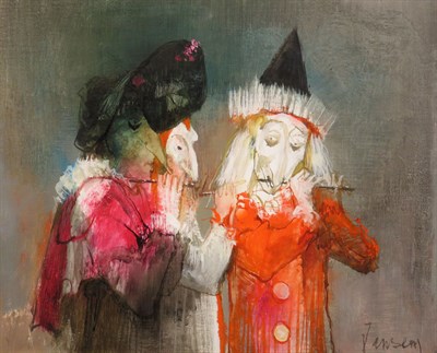 Lot 50 - Jean Jansem French, 1920-2013 Les Trois Fifres...