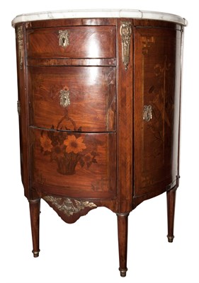 Lot 625 - Pair of Louis XVI Style Metal Mounted Marble...