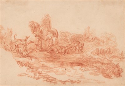 Lot 44 - Dirk Stoop Dutch, circa 1618-1681 Hunters with...