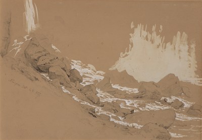 Lot 16 - (i) Jervis McEntee American, 1828-1891 Dry...