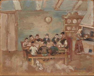 Lot 72 - Ilya Schor New York, 1904-1961 Evening Prayer...