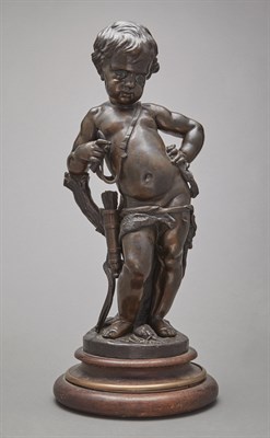 Lot 175 - Bronze Figure of a Putto Late 19th/early 20th...