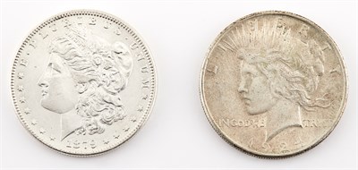 Lot 1130 - United States Morgan and Peace Dollars...