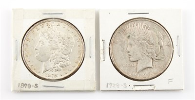 Lot 1134 - United States Silver Dollars Group of...