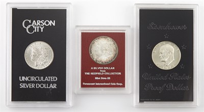 Lot 1131 - United States Silver Dollars Group of eleven...