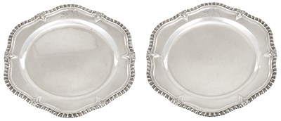 Lot 522 - Pair of George II Sterling Silver Serving...