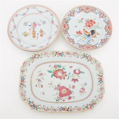 Lot 176 - Group of Chinese Export Famille Rose Porcelain...