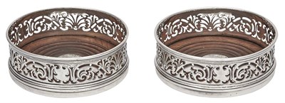 Lot 545 - Pair of George IV Sterling Silver Wine...