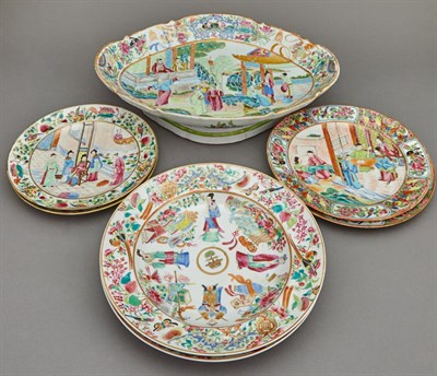 Lot 281 - Group of Chinese Export Famille Rose Porcelain...