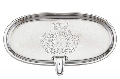Lot 528 - Queen Anne Sterling Silver Snuffer Tray Pierre...