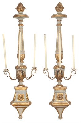 Lot 449 - Pair of Italian Neoclassical Style Gray...