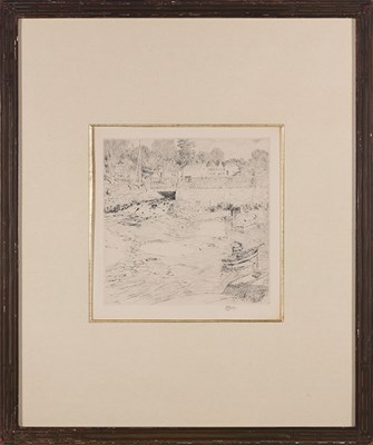 Lot 111 - Childe Hassam (1859-1935) OLD LACE...