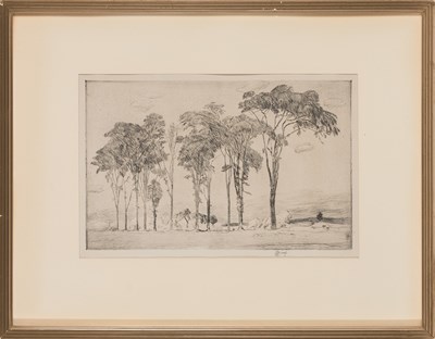Lot 99 - Childe Hassam (1859-1935) ELMS IN MAY...