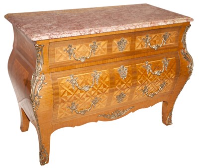 Lot 328 - Louis XV Style Gilt-Metal Mounted Marble Top...