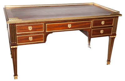 Lot 228 - Louis XVI Style Gilt-Metal Mounted Mahogany...