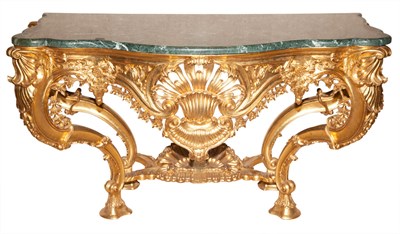 Lot 164 - Rococo Style Parcel Giltwood Console The...
