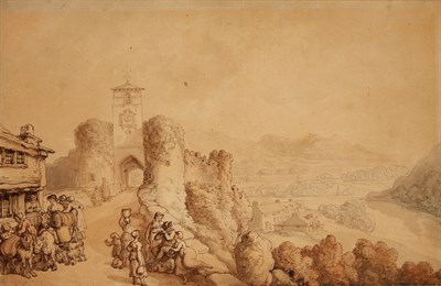 Lot 291 - ROWLANDSON, THOMAS Original watercolor...