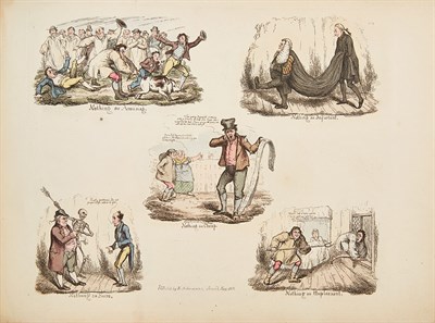 Lot 300 - [COLOR PLATE] Remainder of a color plate...