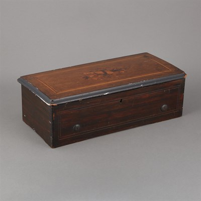 Lot 352 - Swiss Cylinder Music Box B.A. Bremond...