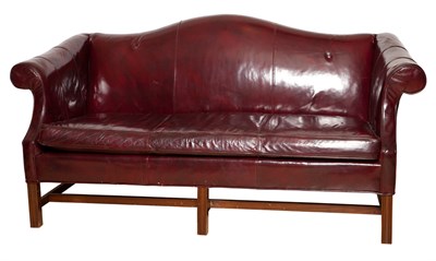 Lot 391 - Pair of Georgian Style Leather Upholstered...