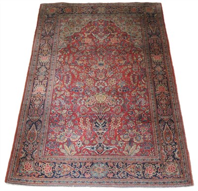 Lot 526 - Kashan Prayer Rug Central Persia, circa 1930...