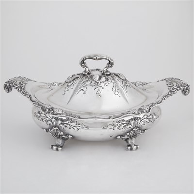 Lot 177 - Dominick & Haff Sterling Silver Covered Entree...