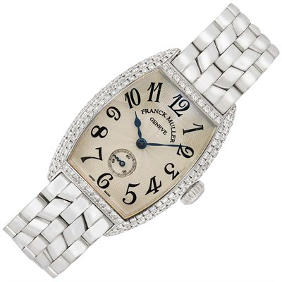 Lot 372 - White Gold and Diamond Wristwatch, Franck Muller
