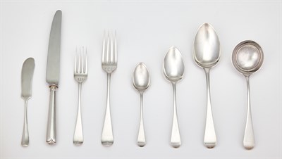 Lot 471 - George III Sterling Silver Flatware Service...