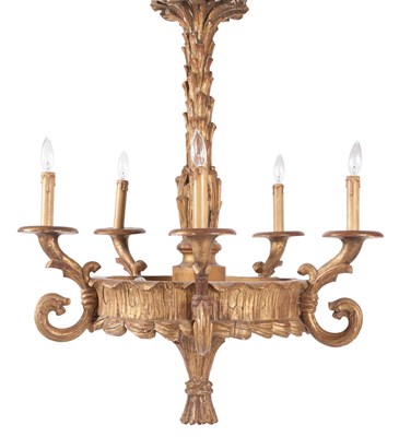 Lot 383 - Transitional Rococo/Neoclassical Style Carved...