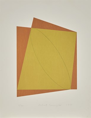 Lot 199 - Robert Mangold UNTITLED Color screenprint,...