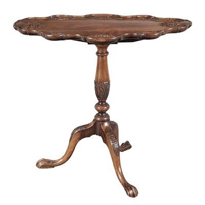 Lot 395 - George III Style Mahogany Tilt-Top Table...