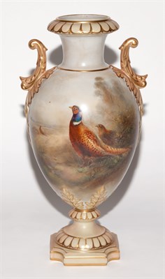 Lot 404 - Royal Worcester Gilt and Polychrome Decorated...
