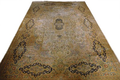 Lot 573 - Kirman Carpet Southeast Iran, second half of...