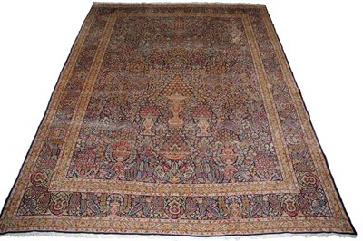 Lot 595 - Kirman Carpet Southeast Iran, second half of...
