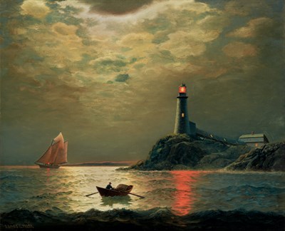 Lot 116 - James Gale Tyler American, 1855-1931 Sailboat...