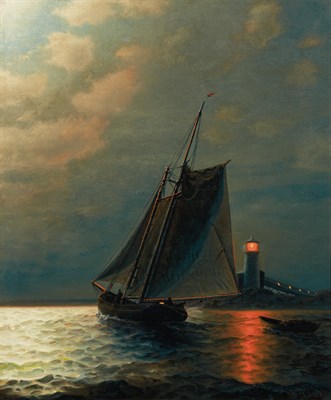 Lot 115 - James Gale Tyler American, 1855-1931 Sailboat...
